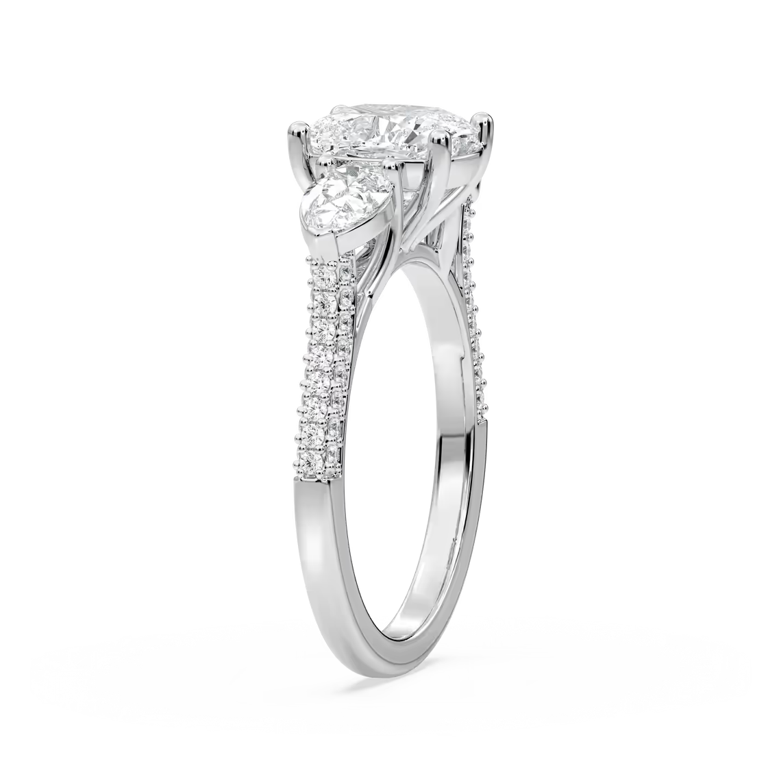 Ryan Three Stone Engagement Ring