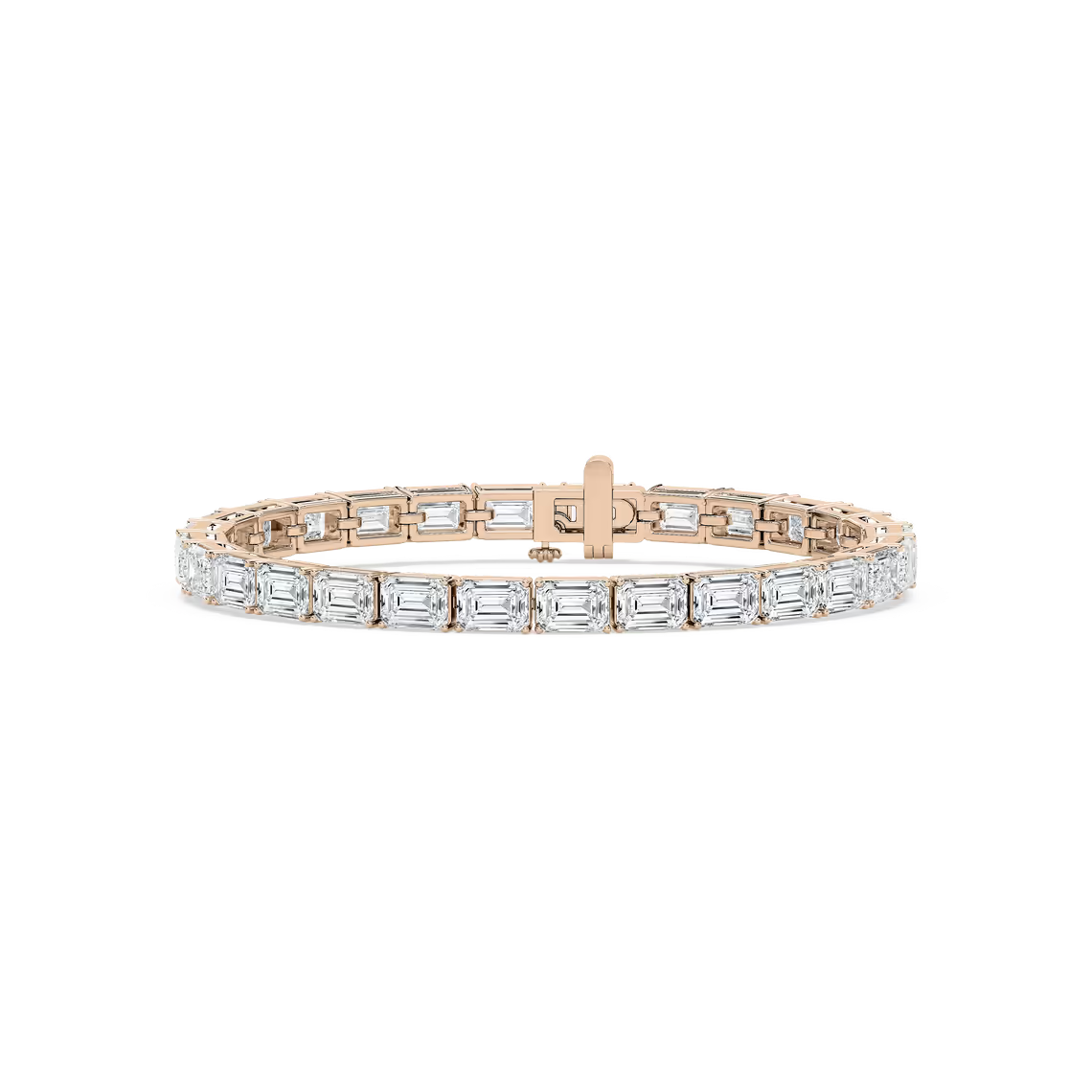 East West Emerald Tennis Bracelet