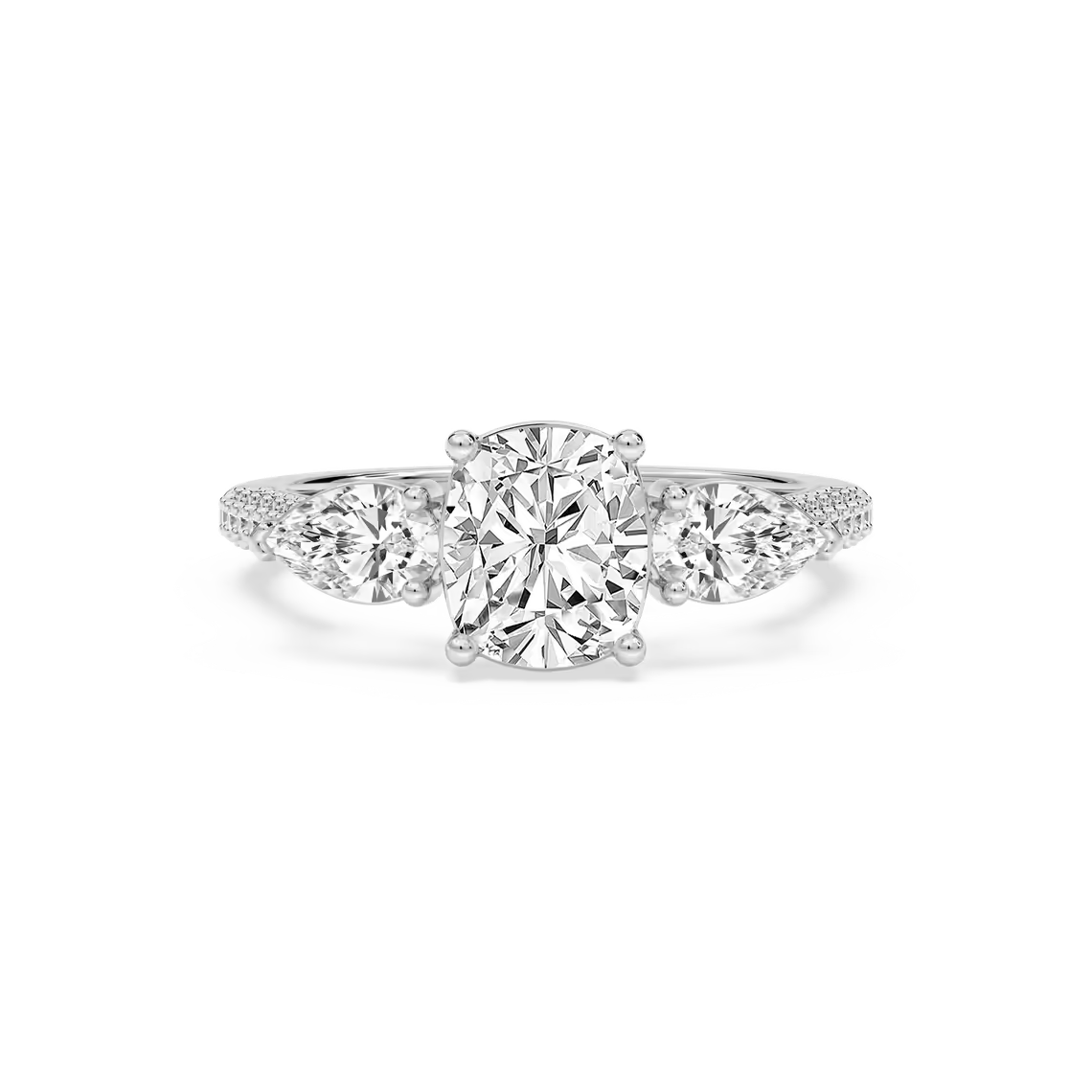 Ryan Three Stone Engagement Ring