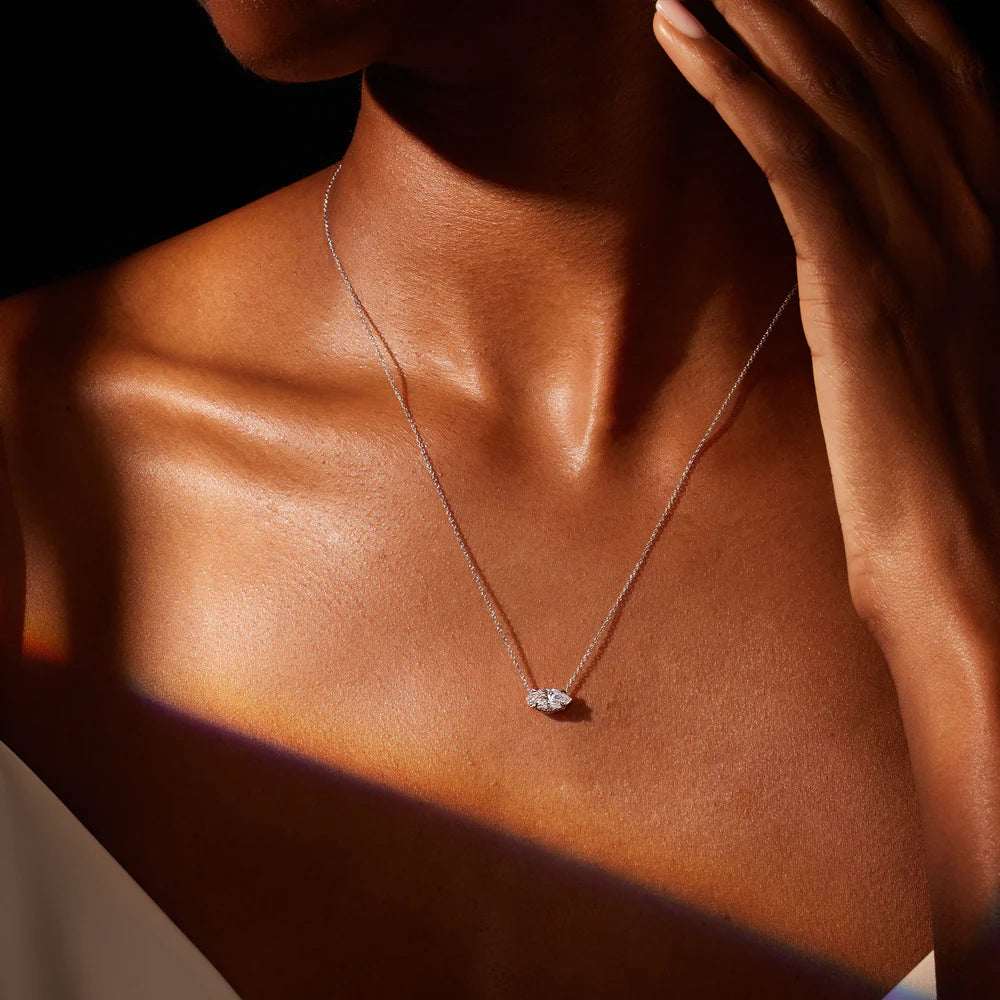 Chelsea Lab Diamond Marquise Pendant