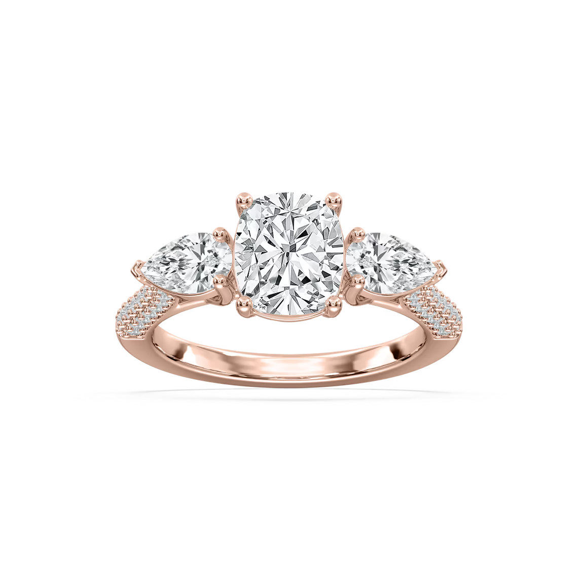 Ryan Three Stone Engagement Ring