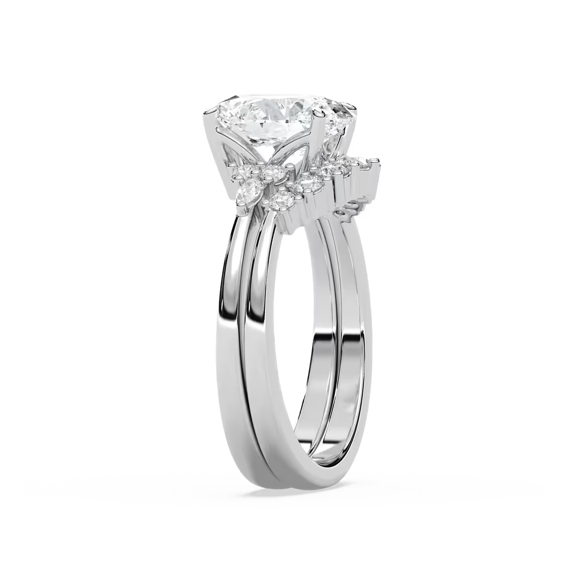Talia Oval Wedding Set