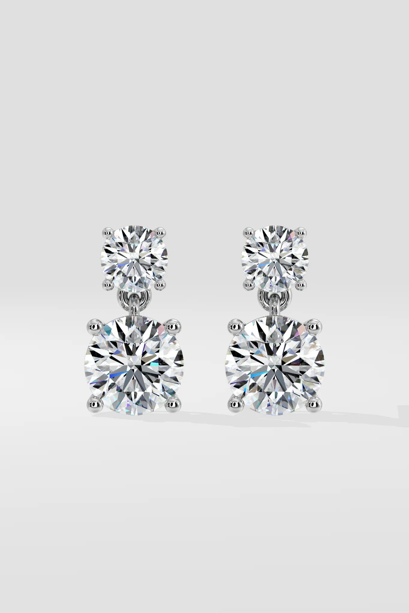 2 ct Akoya Drop Earrings