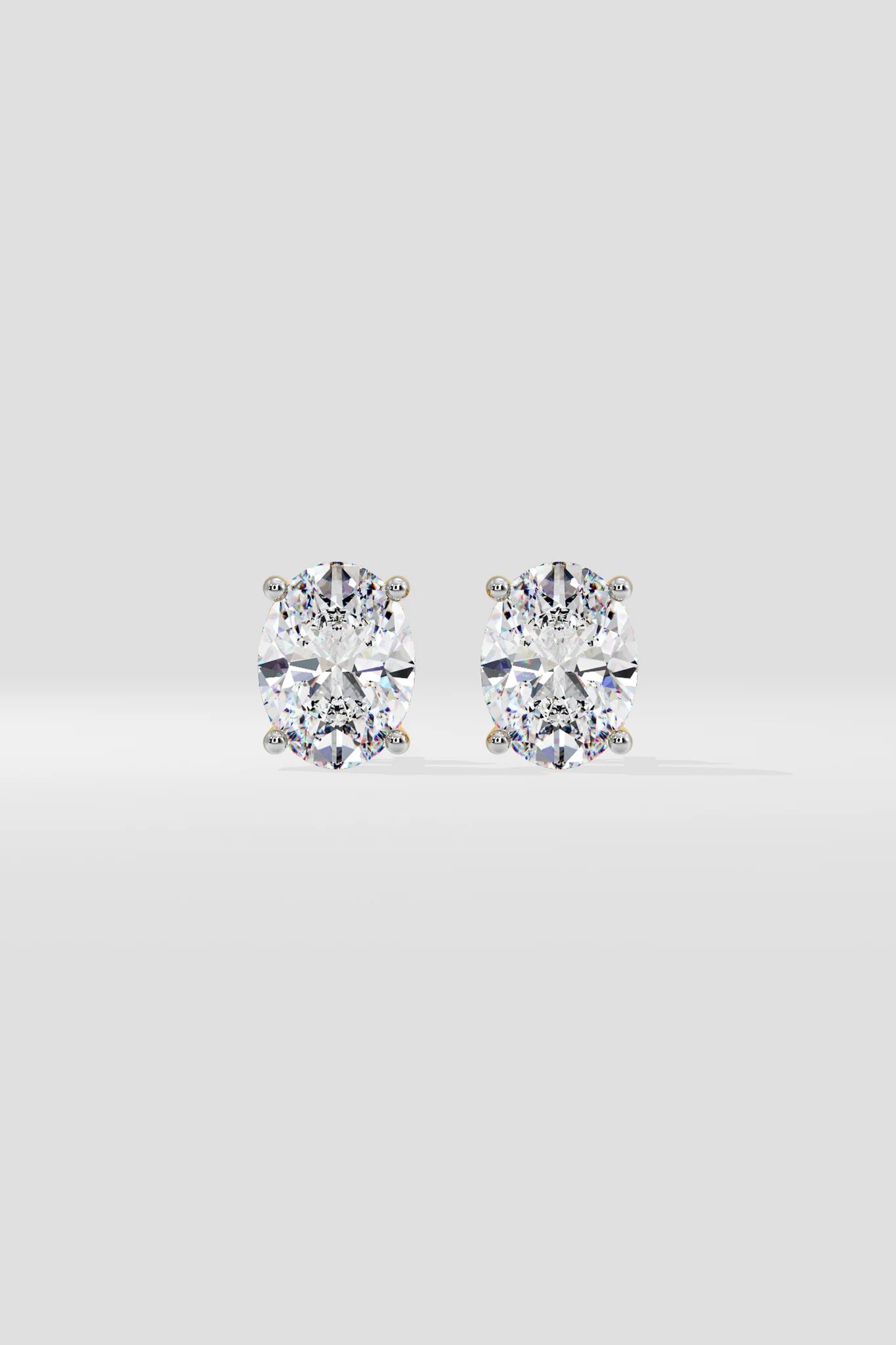 2 ct Oval studs