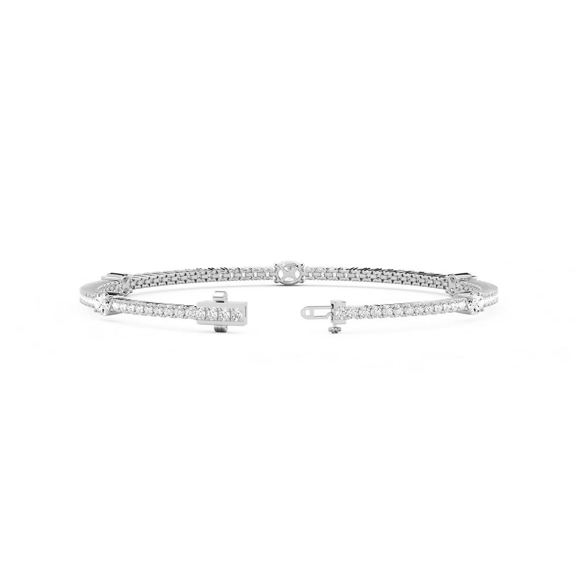 5 Station Tennis Bracelet