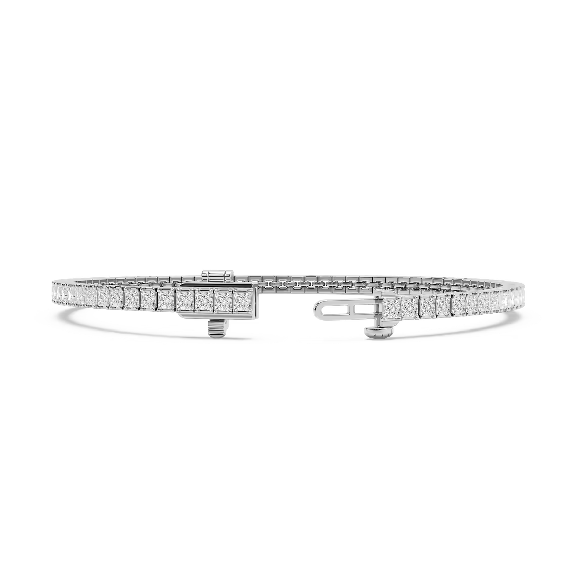 Classic Princess Cut Tennis Bracelet
