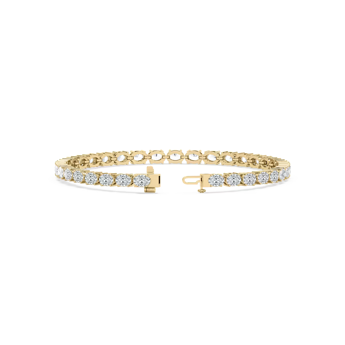 East West Oval Tennis Bracelet