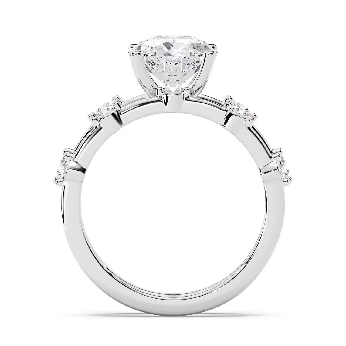 Mila Pear Cut Wedding Set