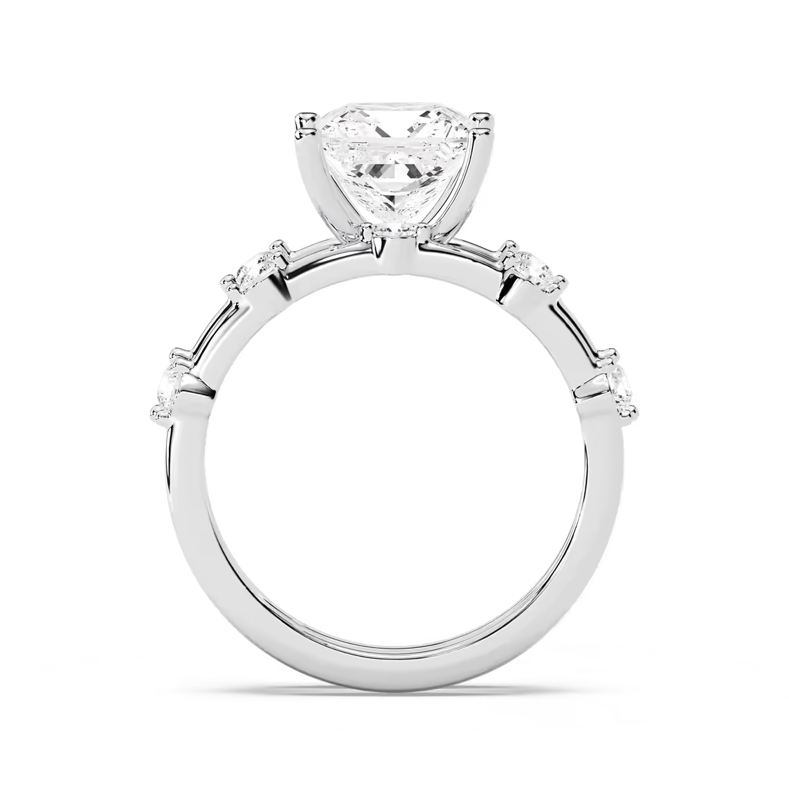 Mila Princess Cut Wedding Set