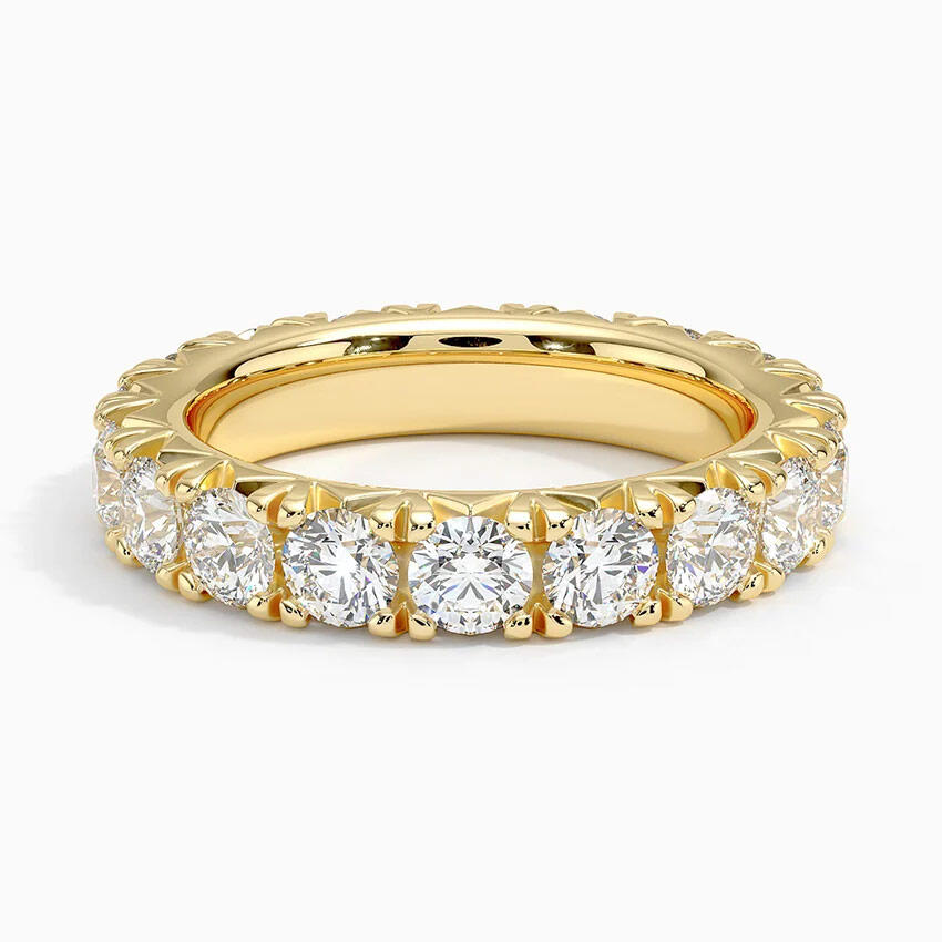 French Pavé Eternity Lab Diamond Ring (2 ct. tw.)