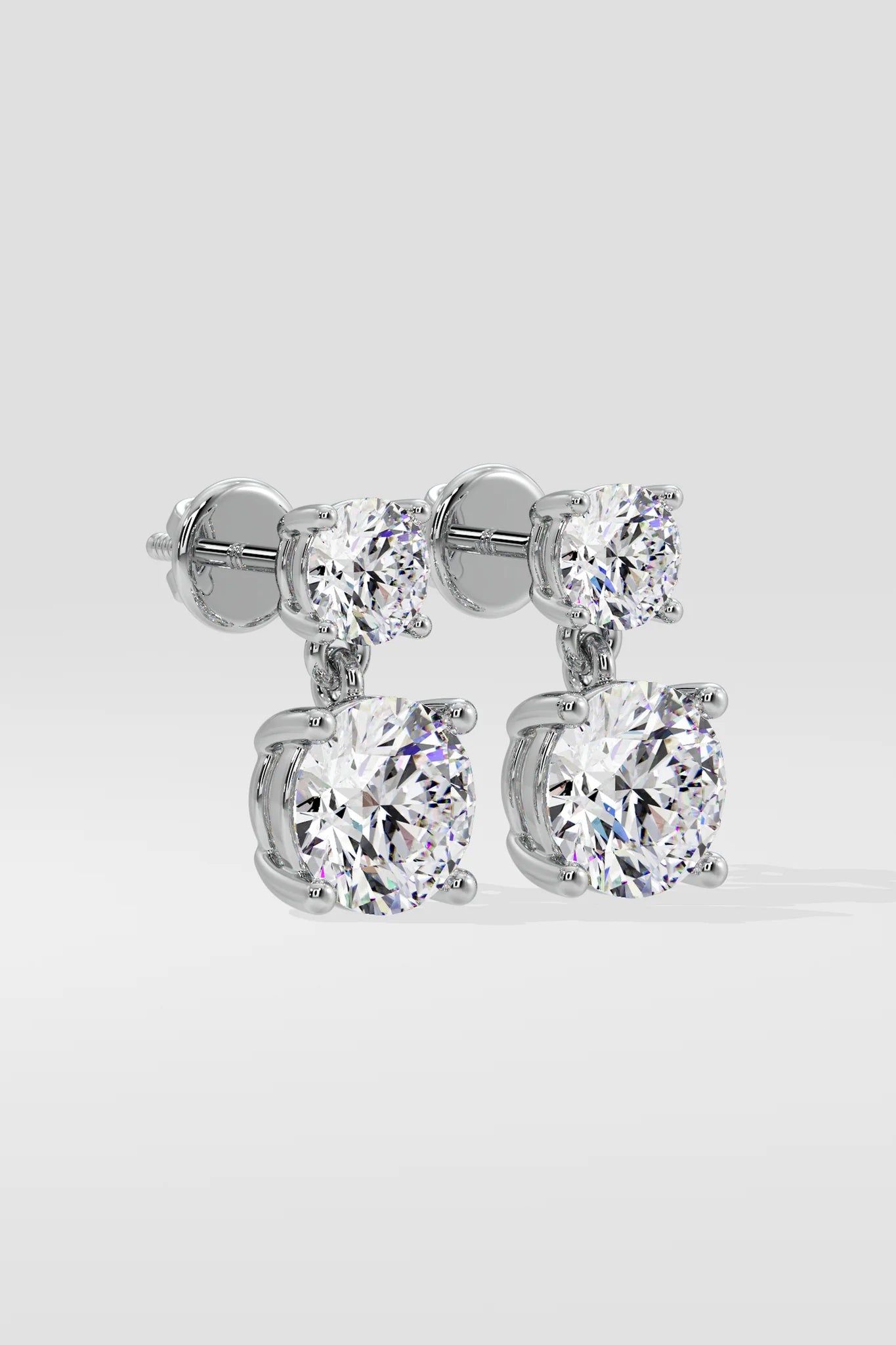 2 ct Akoya Drop Earrings