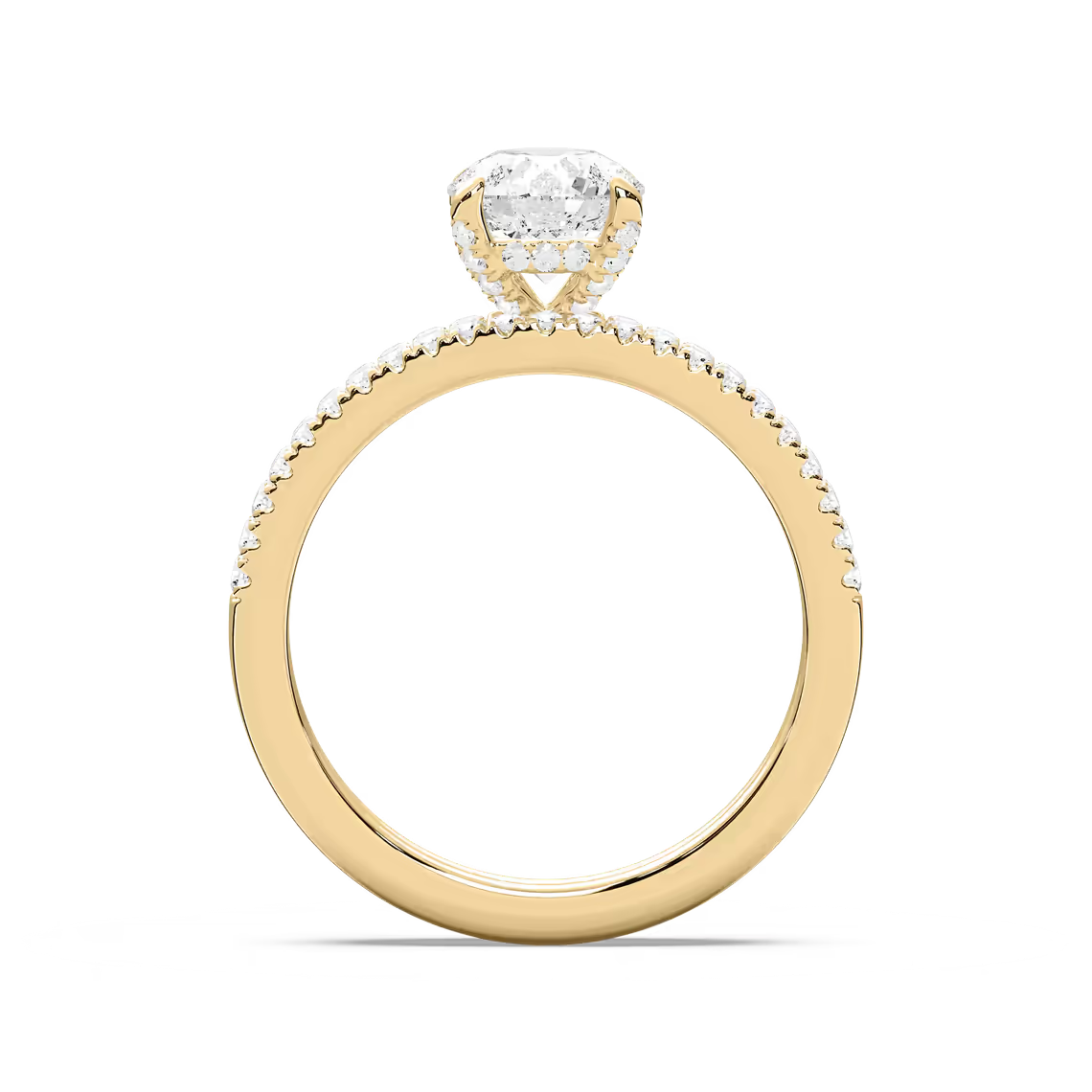 Greer Petite Dome Wedding Set
