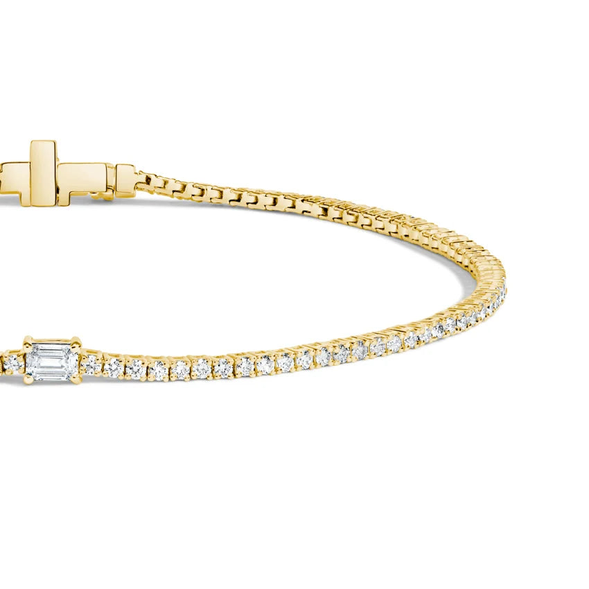 Beatrice Lab Diamond Tennis Bracelet (1 1/4 ct. tw.) in 18K Yellow Gold