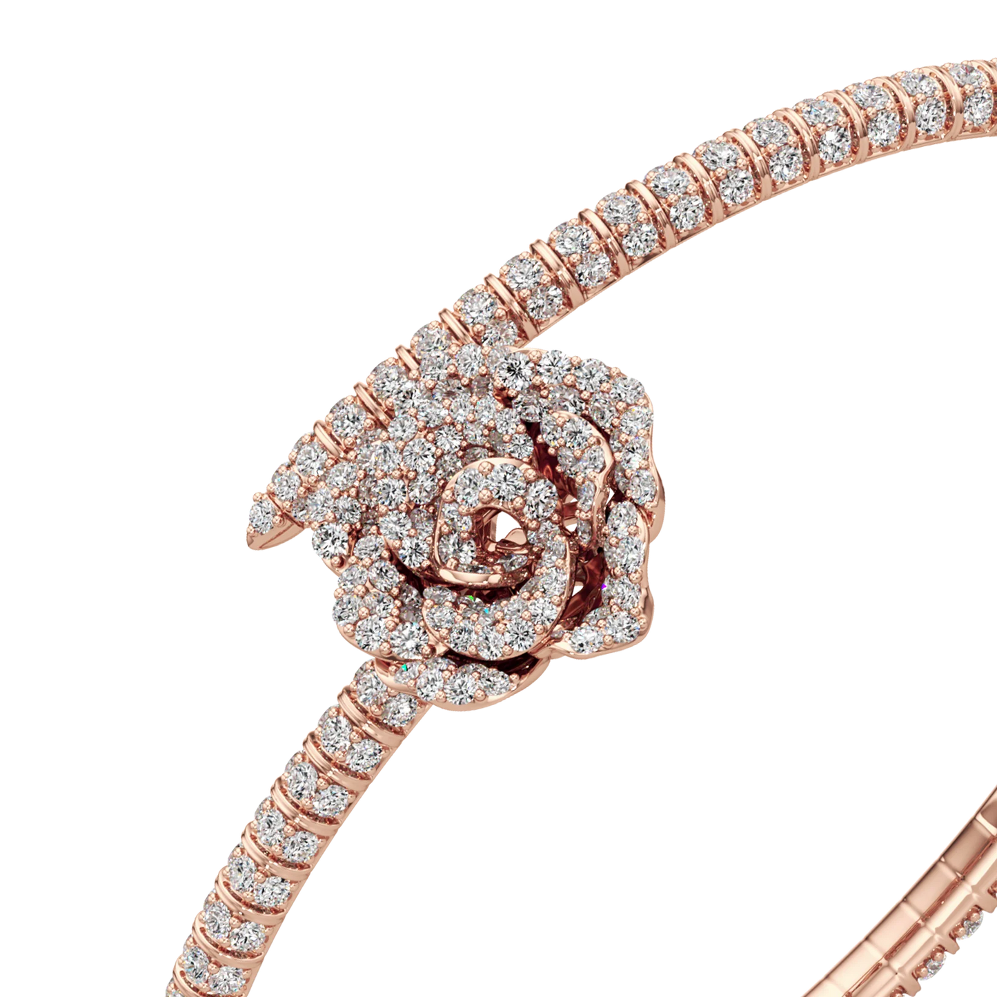 ROSETTE BRACELET SINGLE MOTIF