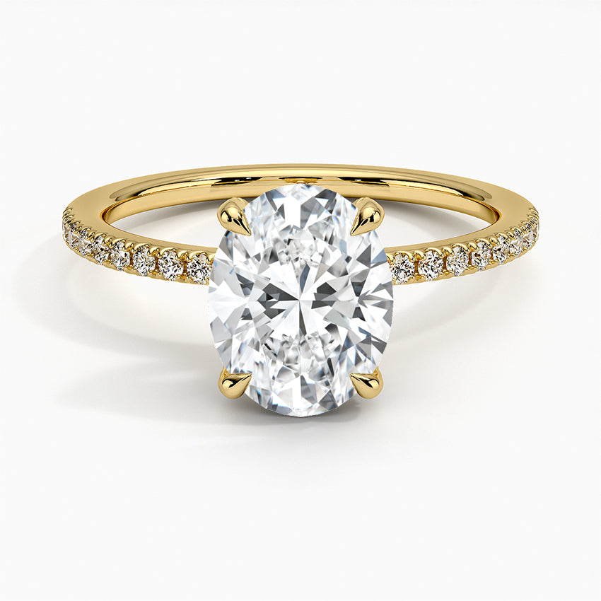 Viviana with 2ct Oval Certified Lab Diamond