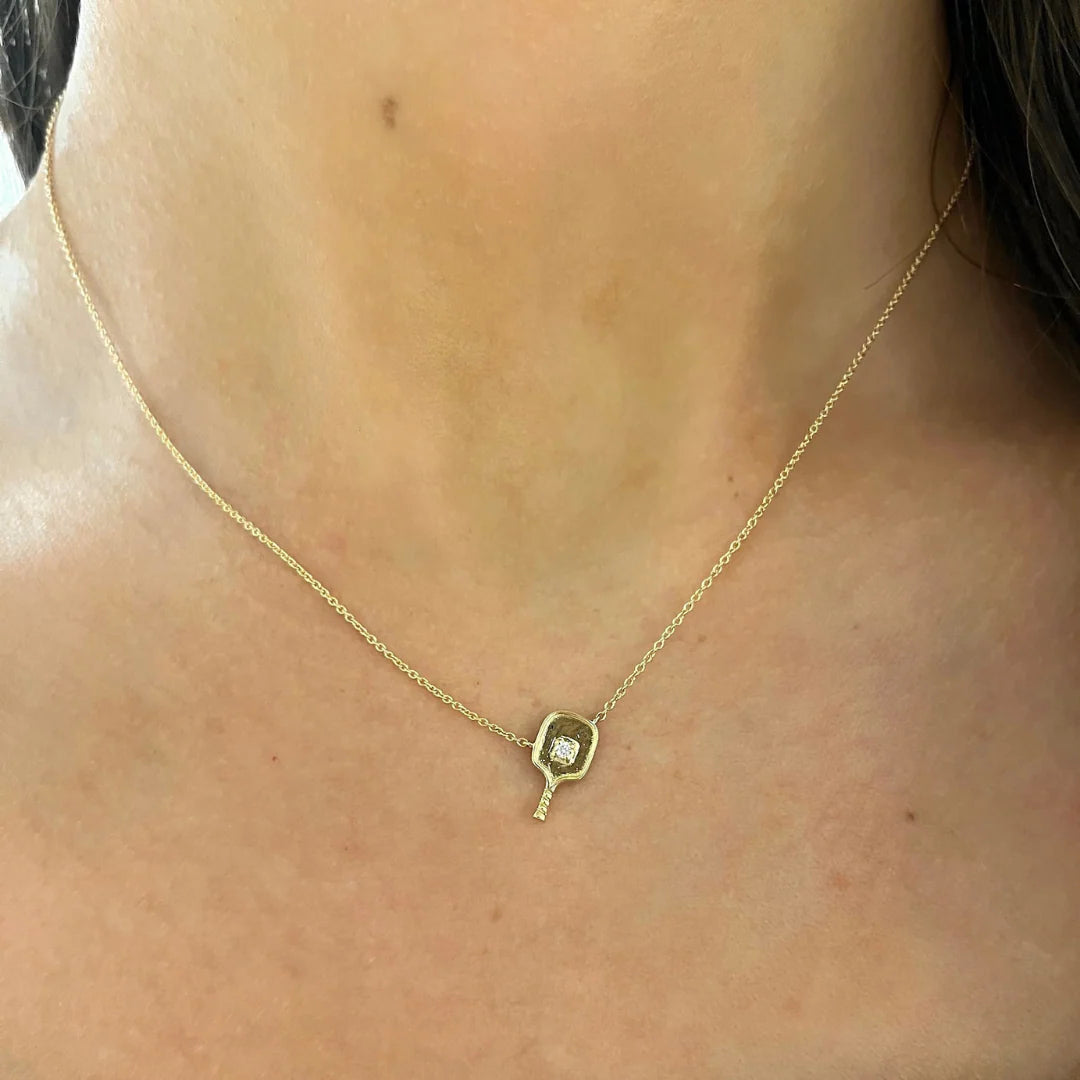 Pickleball Paddle Necklace