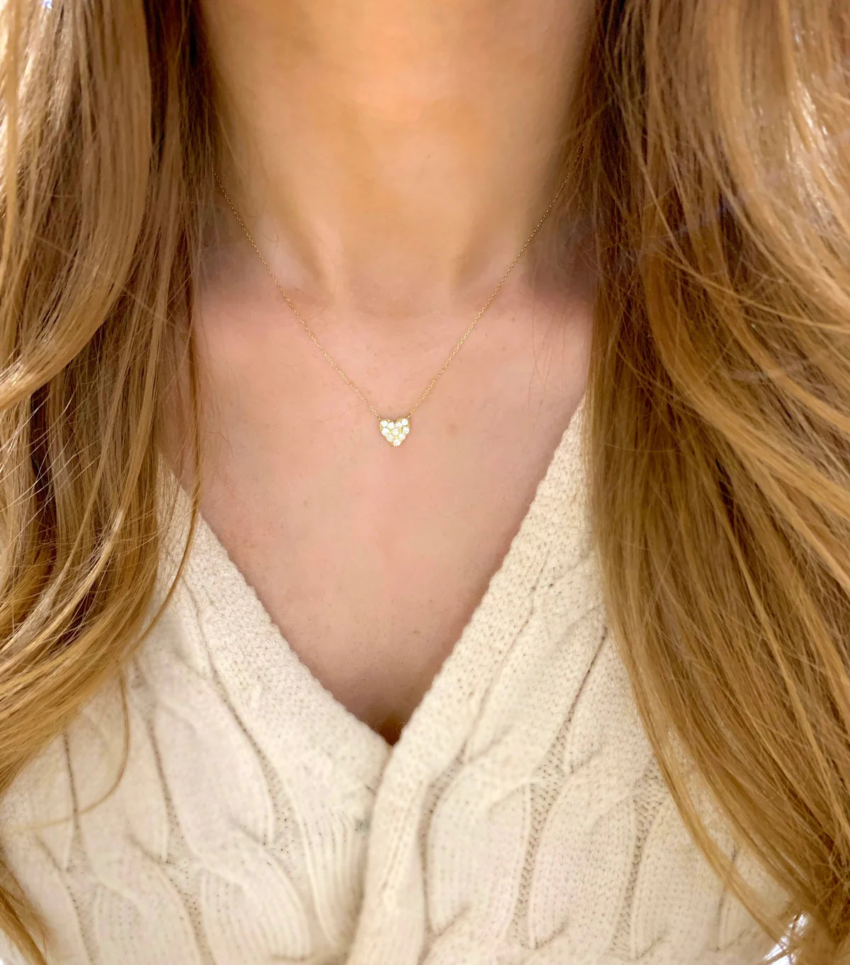 Endless Love Diamond Heart Necklace