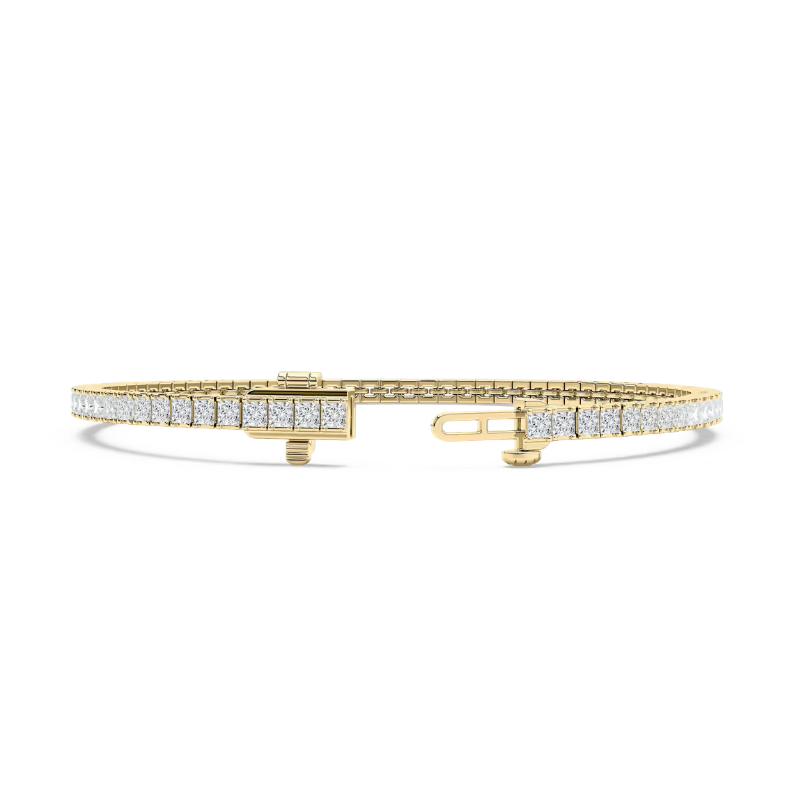 Classic Princess Cut Tennis Bracelet