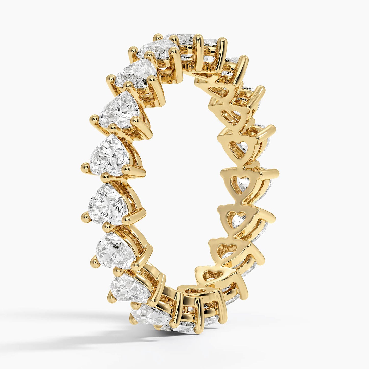 Heart Shaped Eternity Lab Diamond Ring (2 ct. tw.)