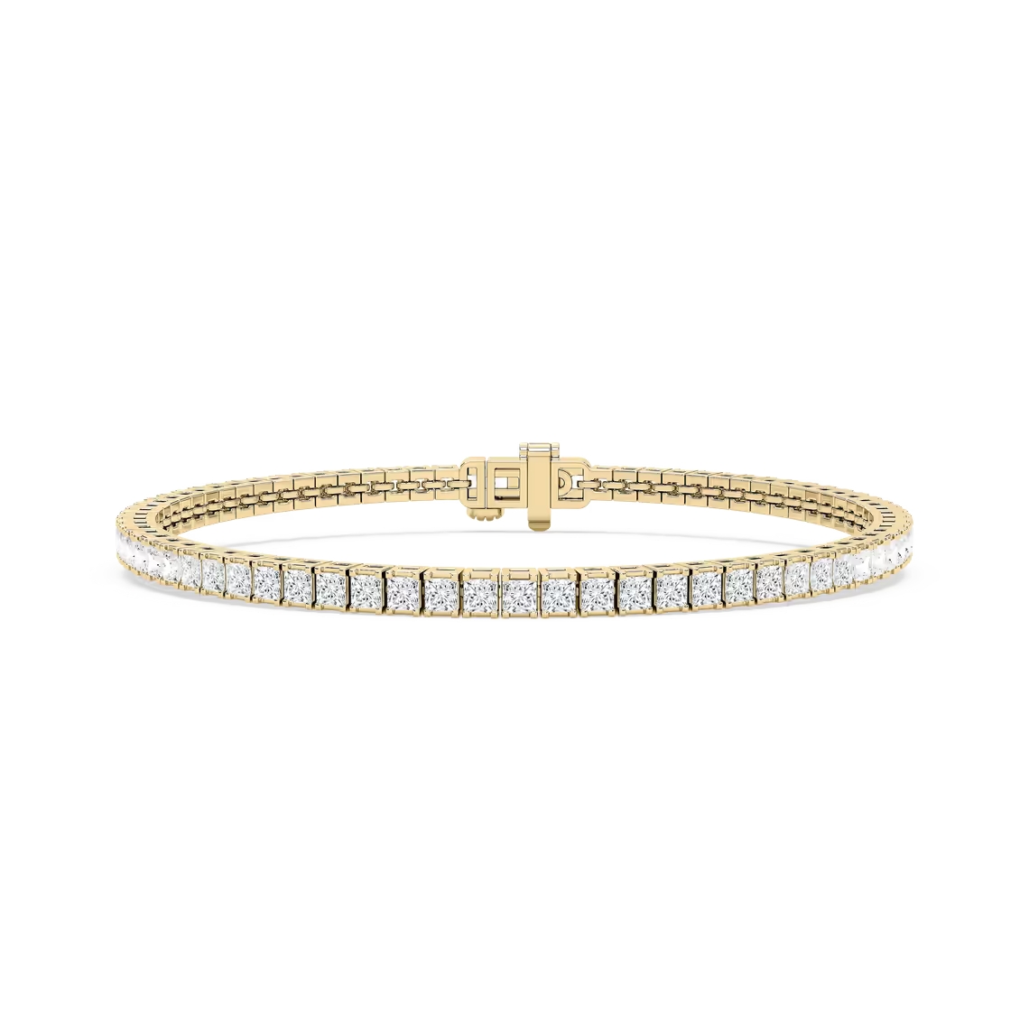 Classic Princess Cut Tennis Bracelet