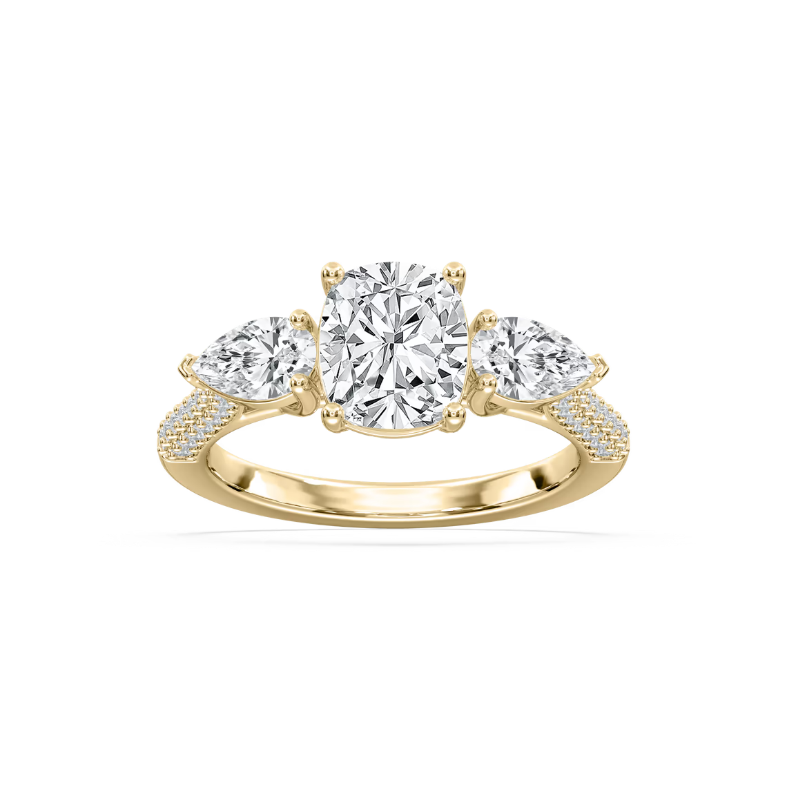 Ryan Three Stone Engagement Ring
