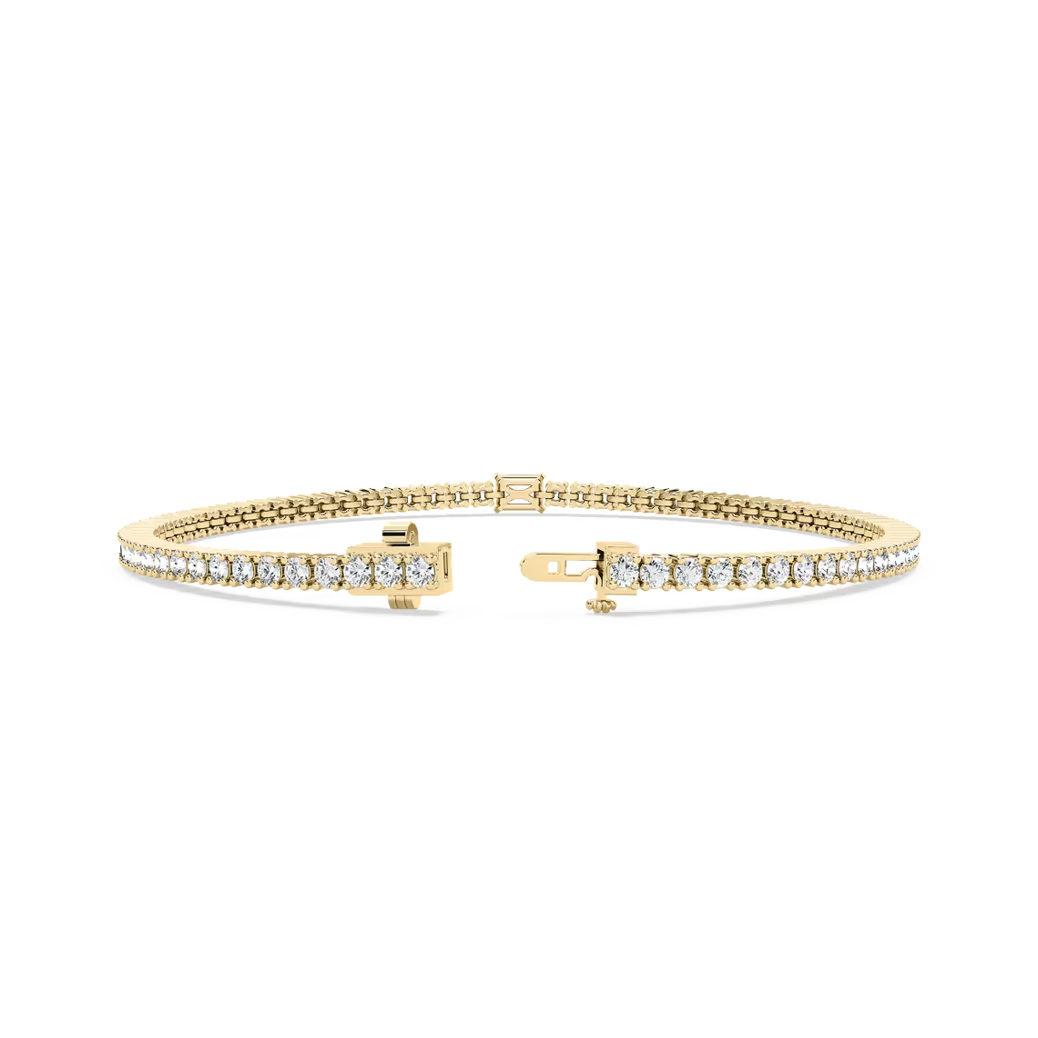 Emerald Solitaire Tennis Bracelet