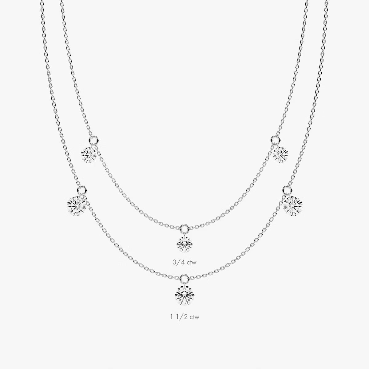 Floating Station Necklace