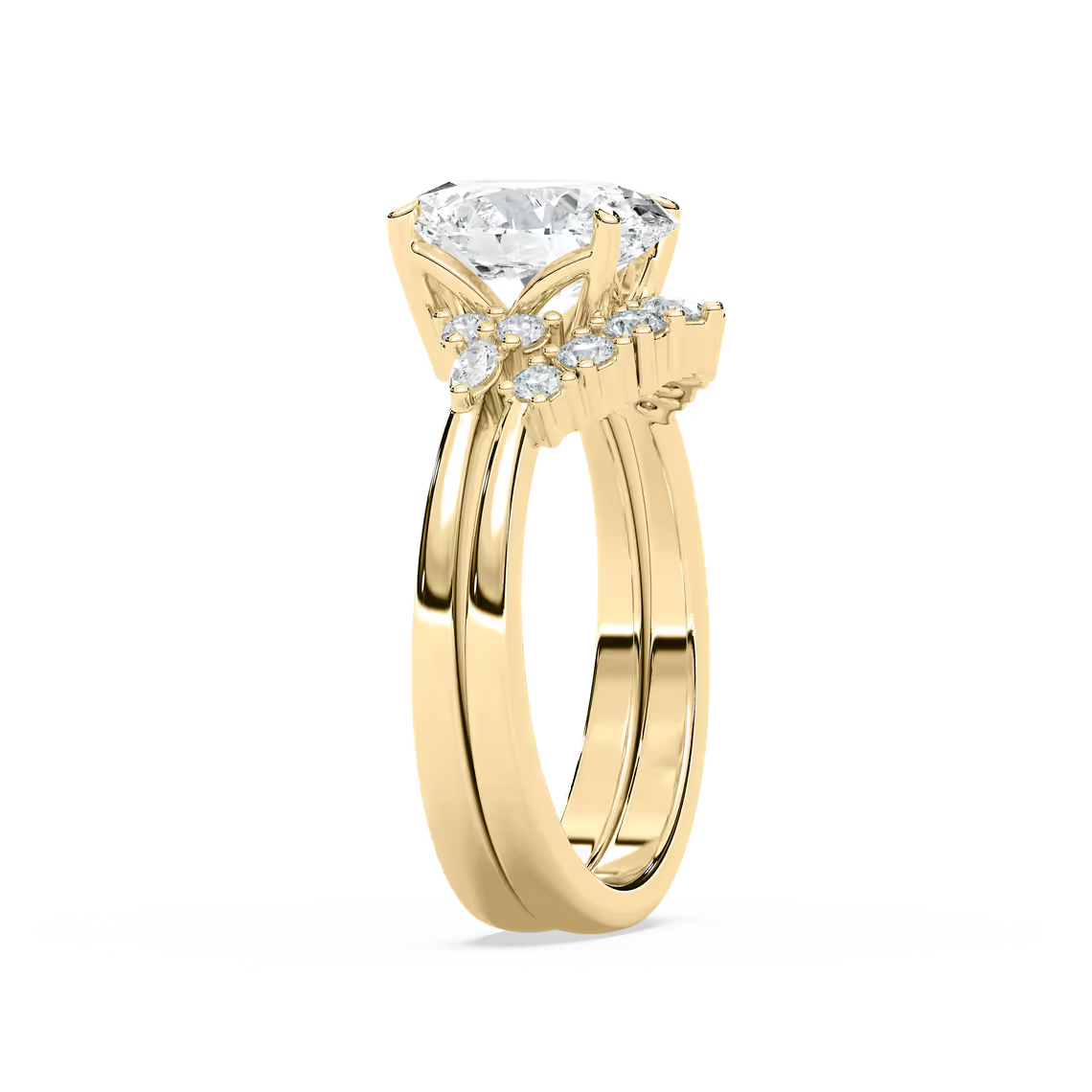 Talia Oval Wedding Set