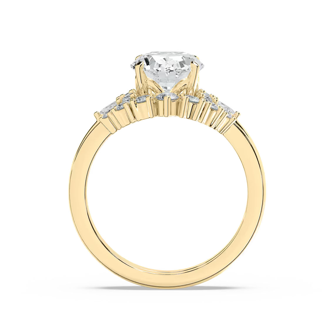 Talia Oval Wedding Set