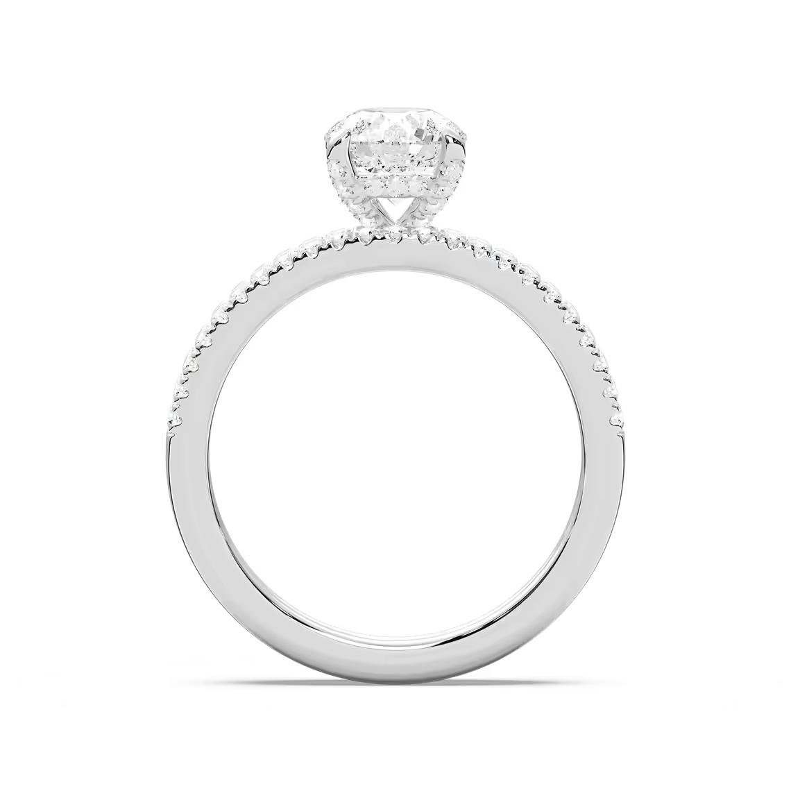 Greer Petite Dome Wedding Set