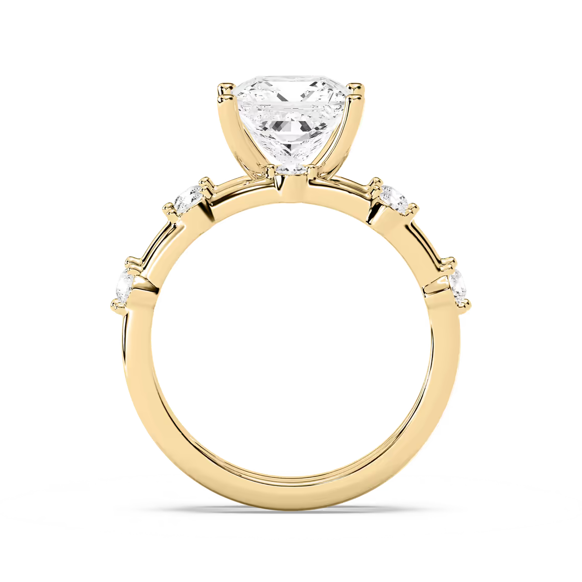 Mila Princess Cut Wedding Set