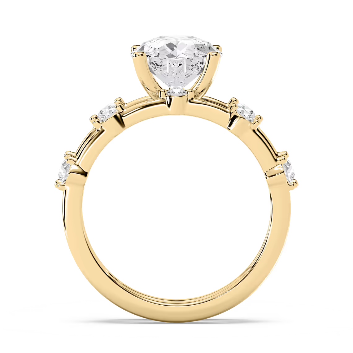 Mila Pear Cut Wedding Set