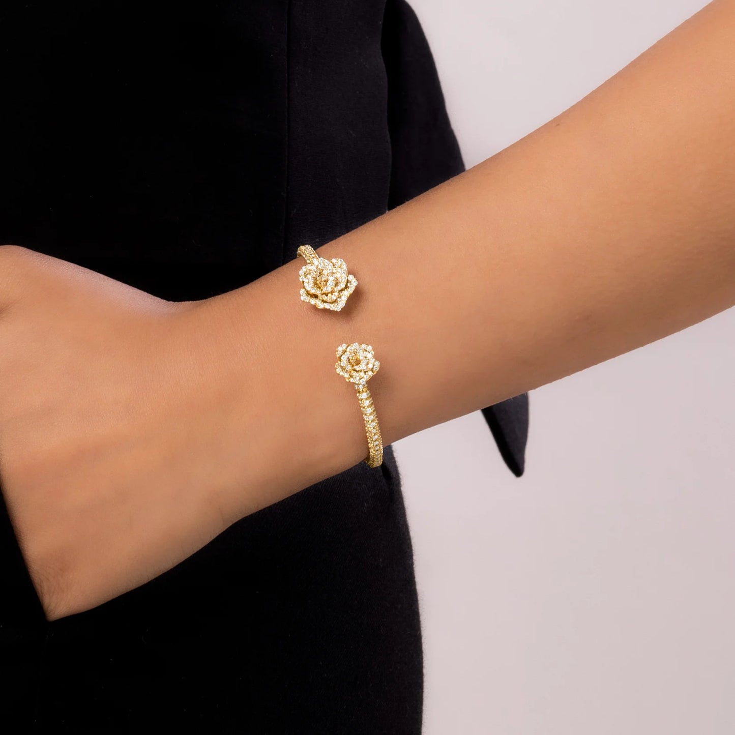 ROSETTE BRACELET DOUBLE MOTIF