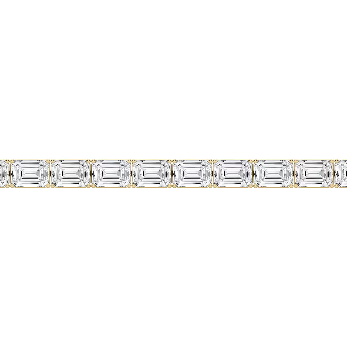 East West Emerald Tennis Bracelet