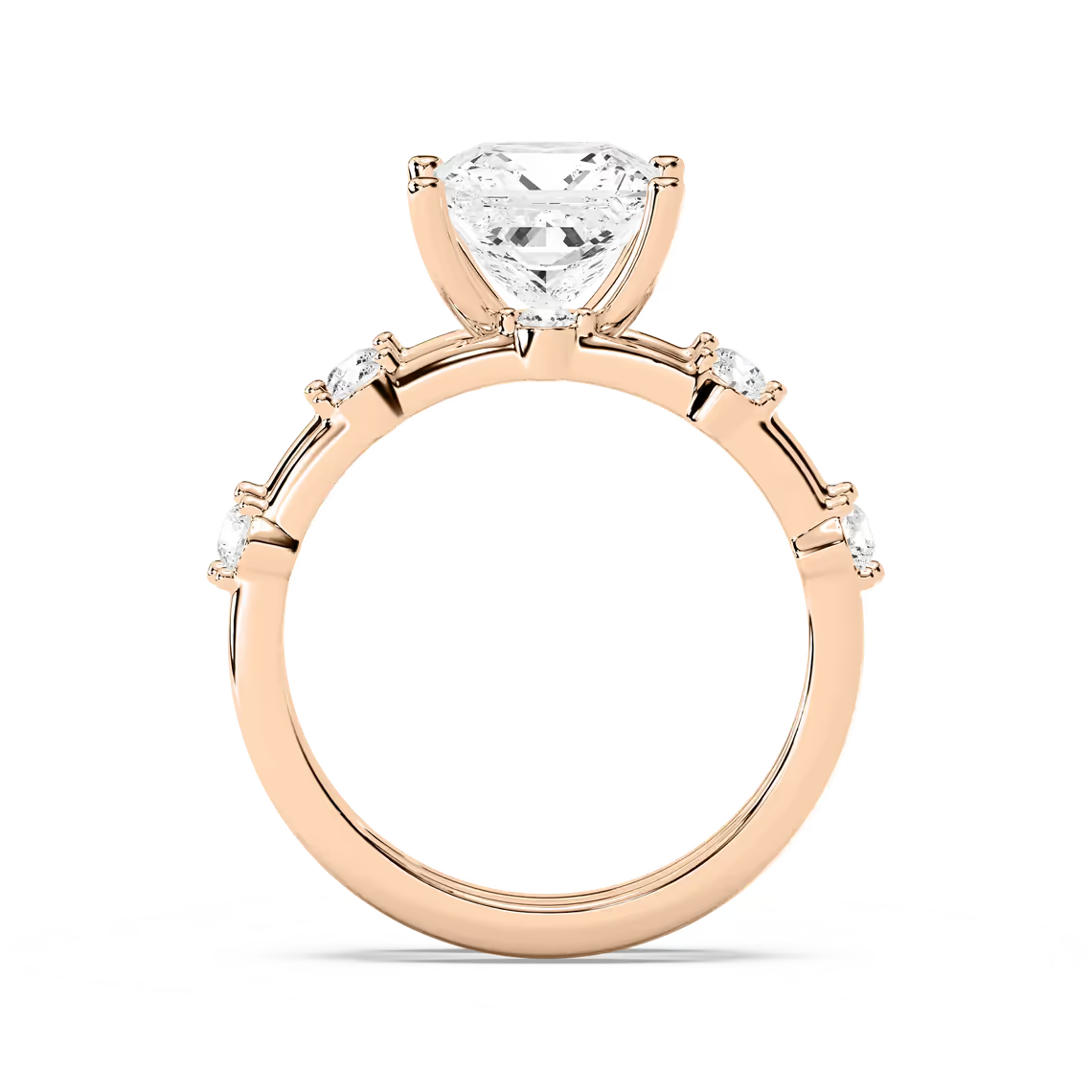 Mila Princess Cut Wedding Set