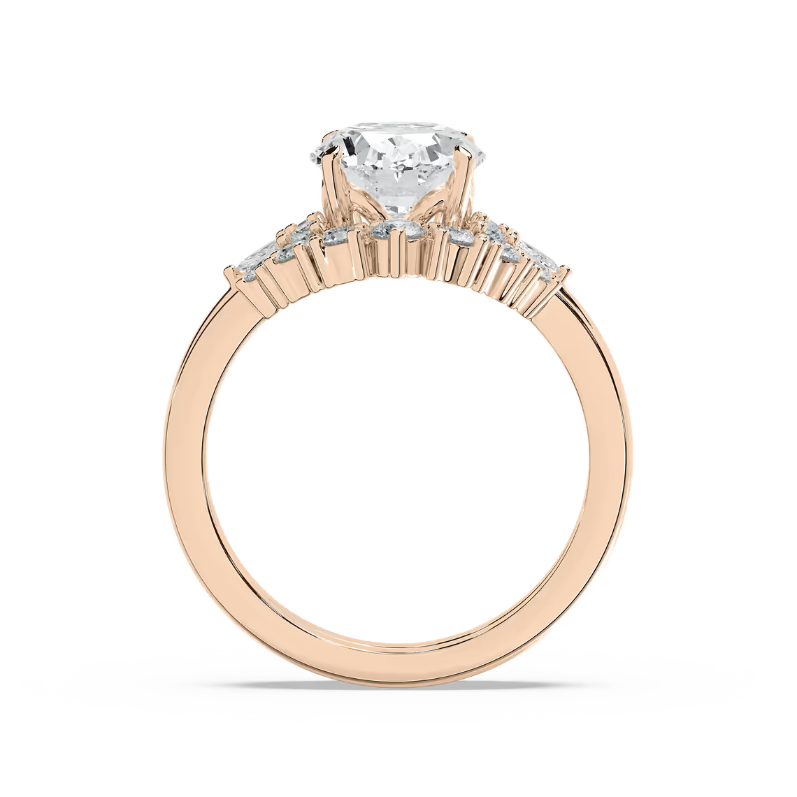 Talia Oval Wedding Set