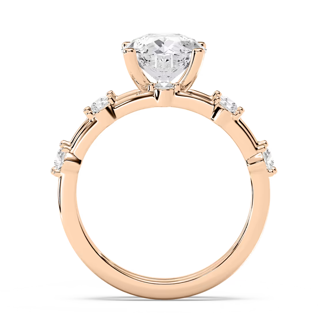 Mila Pear Cut Wedding Set