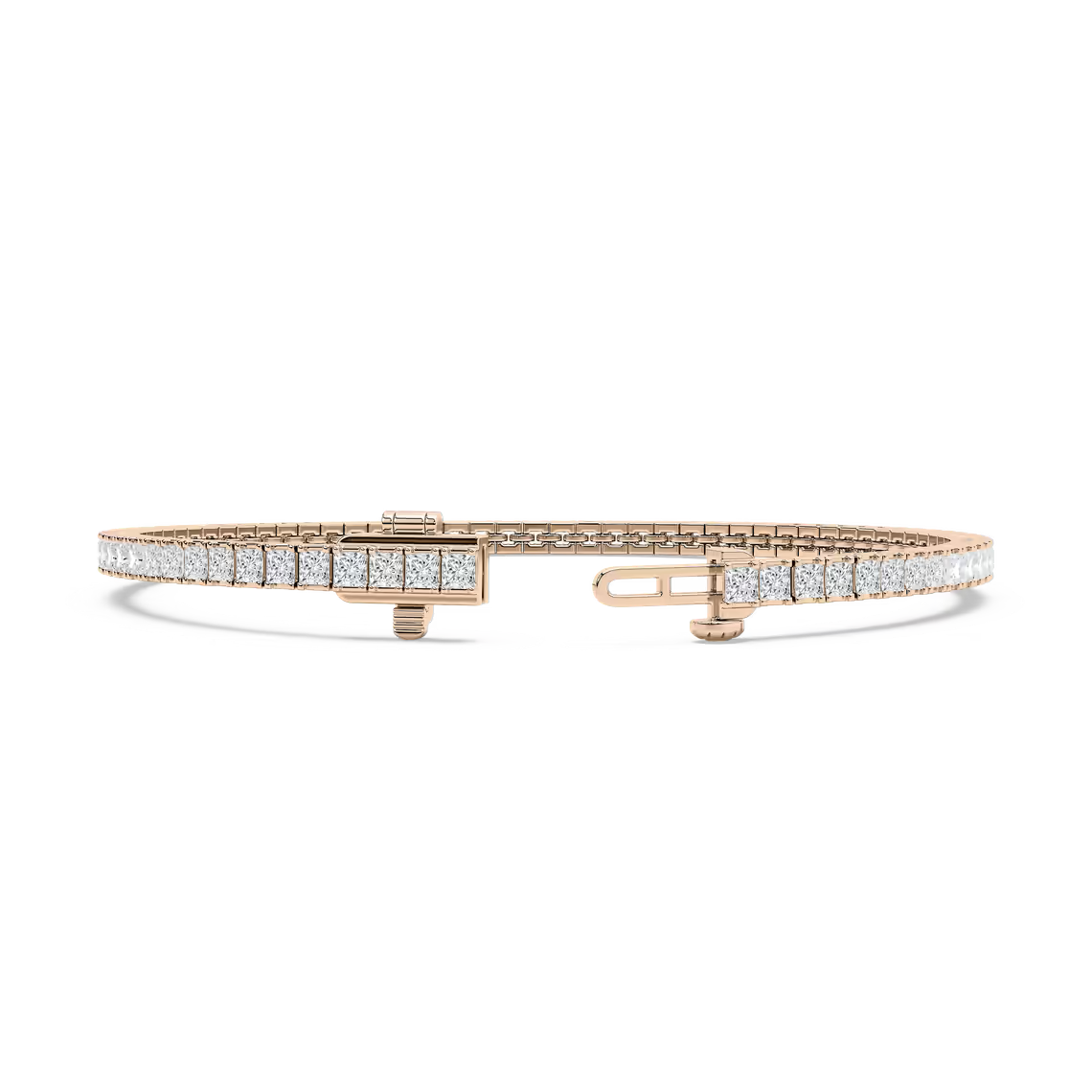 Classic Princess Cut Tennis Bracelet