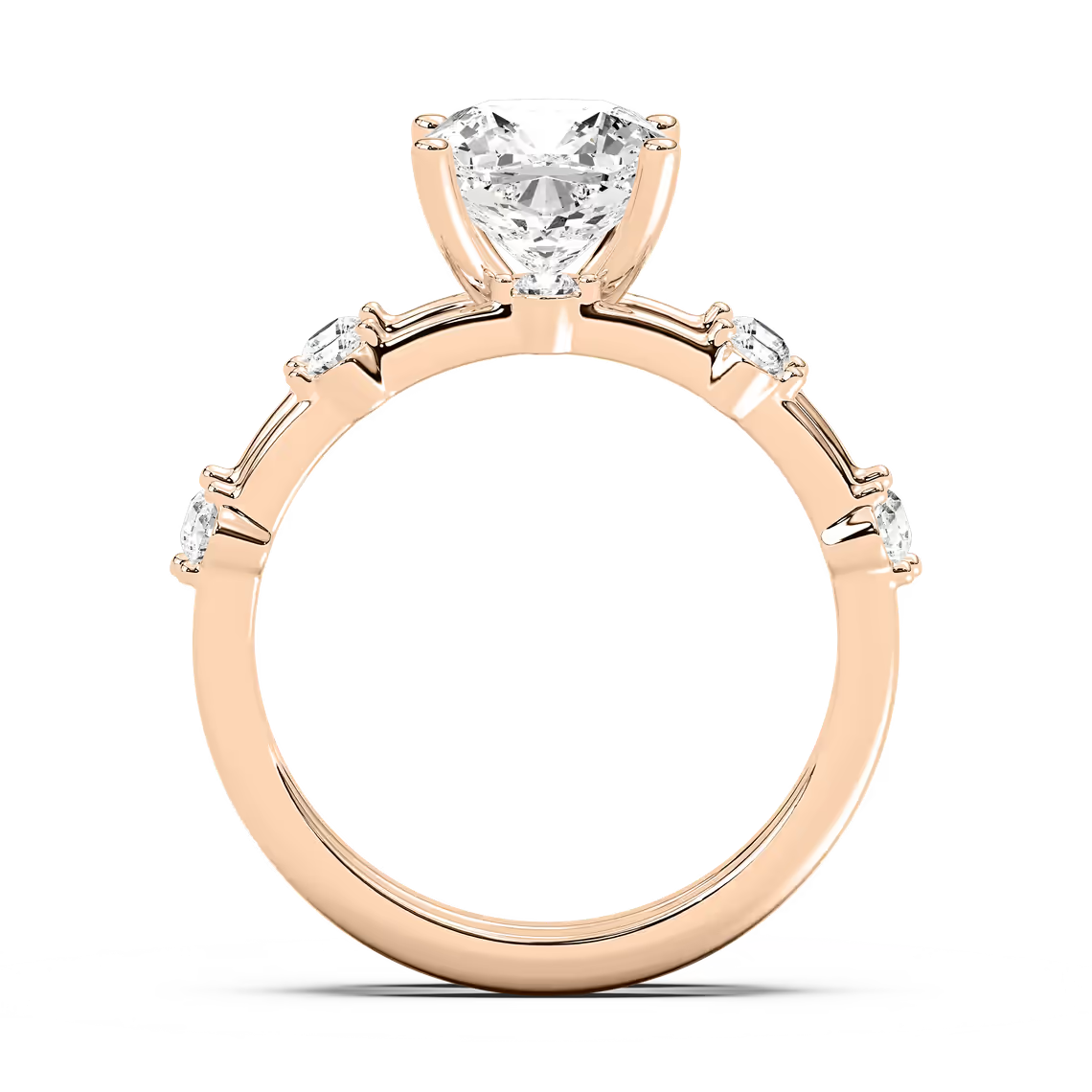 Mila Cushion Cut Wedding Set
