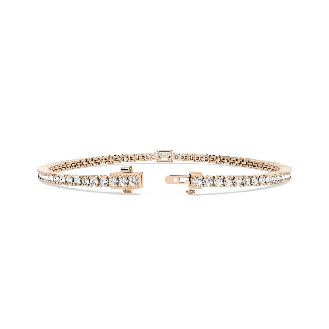 Emerald Solitaire Tennis Bracelet