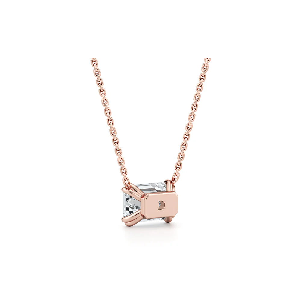 Elle Lab Diamond Emerald Pendant
