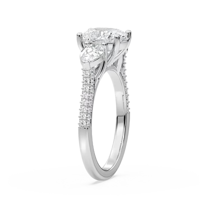 Ryan Three Stone Engagement Ring
