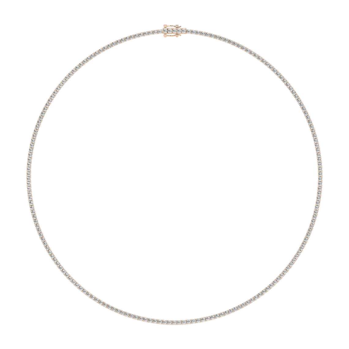 7.0ctw Lab Grown Diamond Tennis Necklace