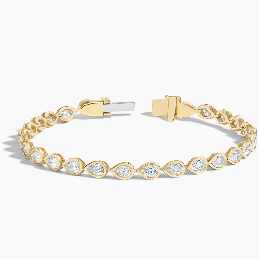 Lab Diamond Bezel Tennis Bracelet (3 3/4 ct. tw.) in 14K Yellow Gold