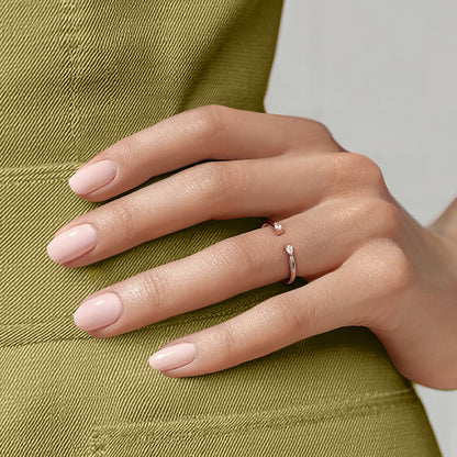 Wren Pear Diamond Ring in 18K Gold