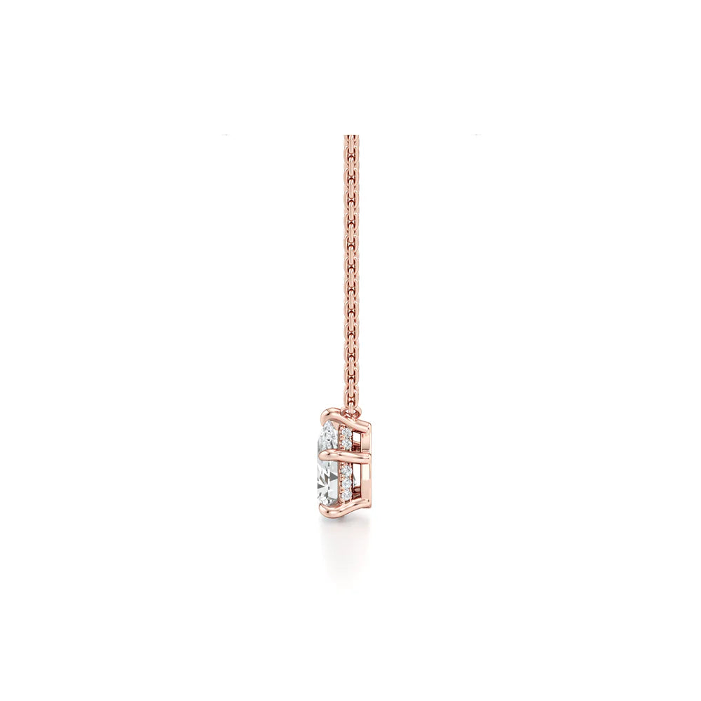 Chelsea Lab Diamond Pear Pendant
