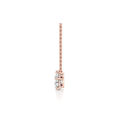 Chelsea Lab Diamond Pear Pendant