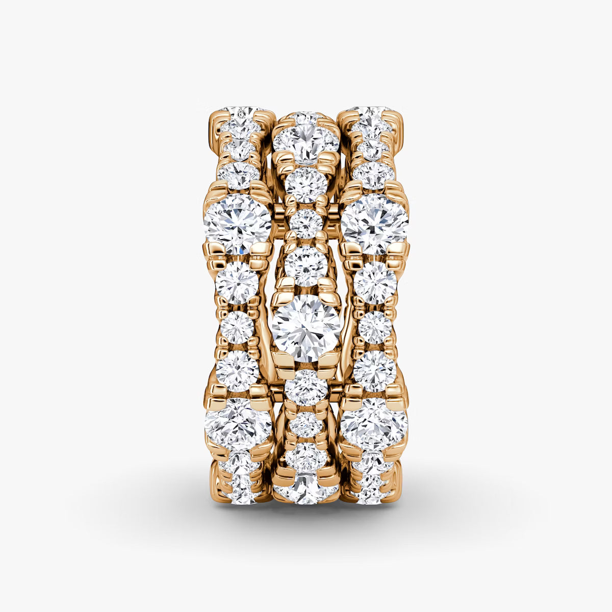 Multi Row Pavé Ring