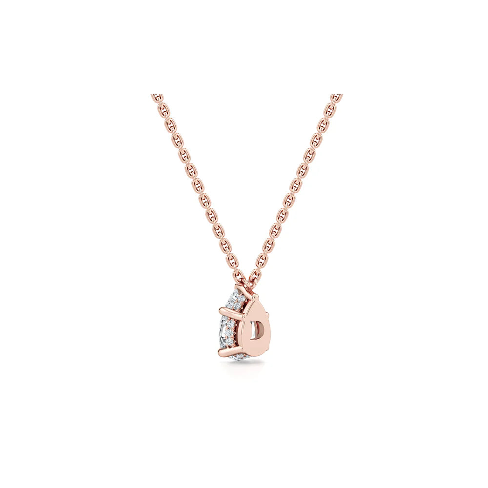 Chelsea Lab Diamond Pear Pendant
