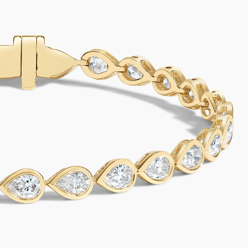 Lab Diamond Bezel Tennis Bracelet (3 3/4 ct. tw.) in 14K Yellow Gold